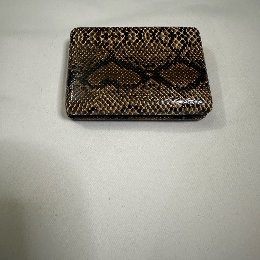 Snakeskin Pattern Compact Mirror - image 1